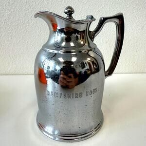 Vintage Stanley Thermal Stainless Steel Carafe Water Pitcher Hampshire House 6"